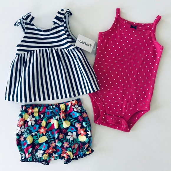Carter's Matching Sets Carters Baby Girl Summer Clothes Top Short